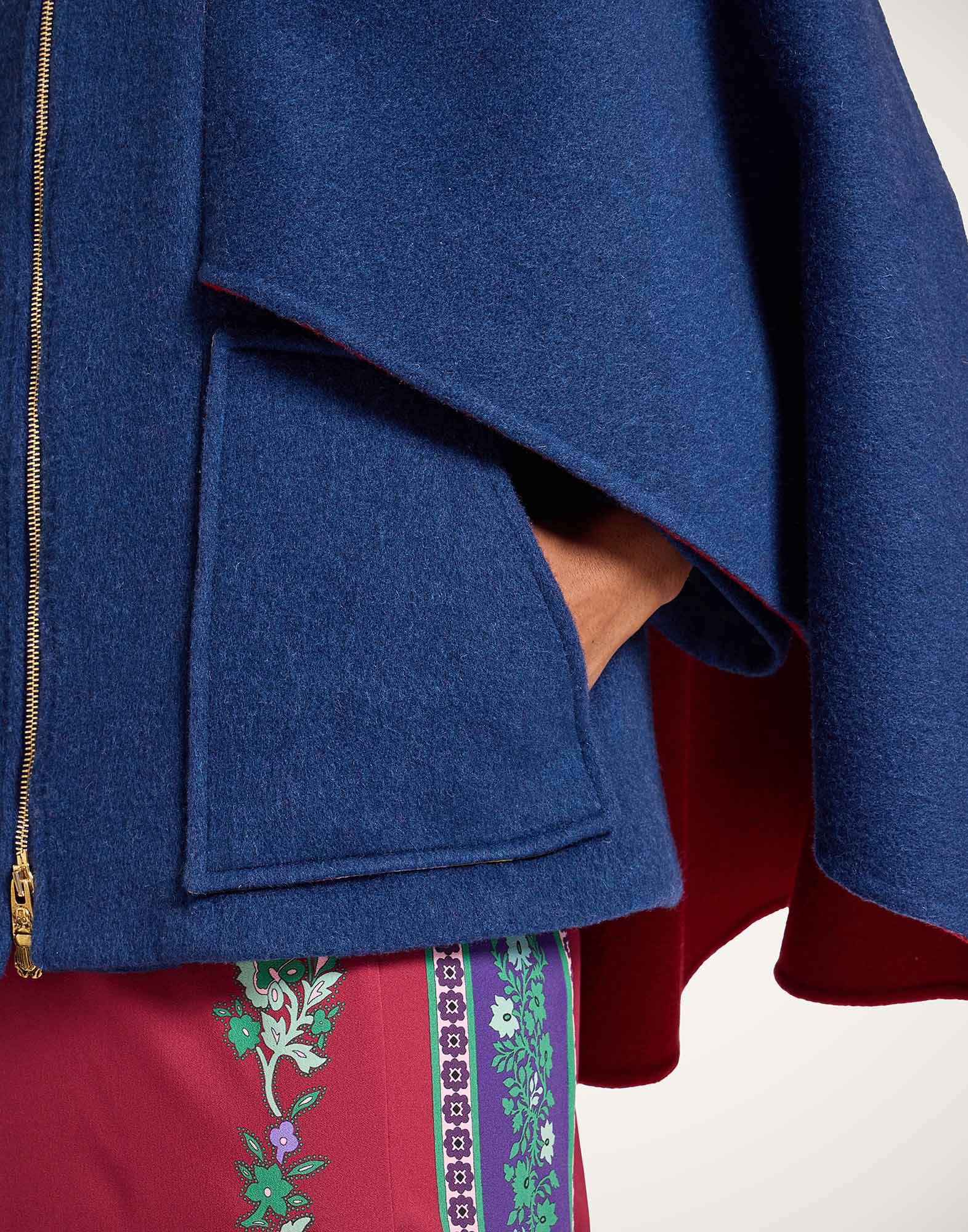 La DoubleJ Baker Street Jacket Solid Navy JAC0171WOL032SOLIDBU06