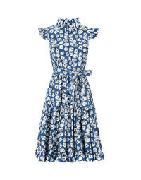 LaDoubleJ Short and Sassy Dress Pesciolini Blu DRE0003COT001PES0002