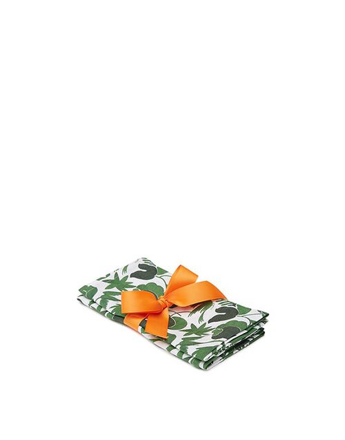 La DoubleJ Large Napkins Set Of 2 Wildbird Verde Small NAP0006LIN001CER0021