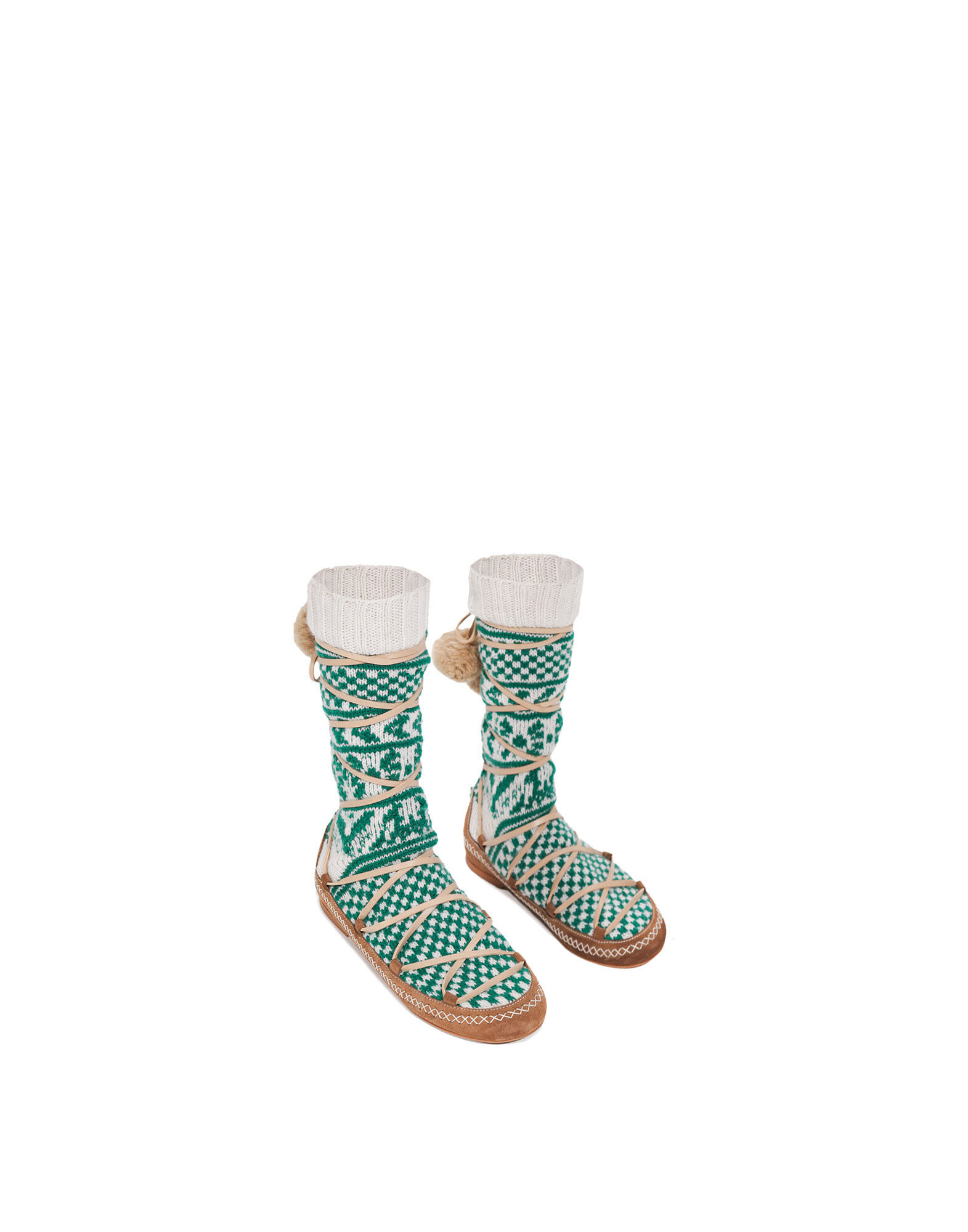 La DoubleJ Sock Boots Fiori SHO0036WOL011FIO0011