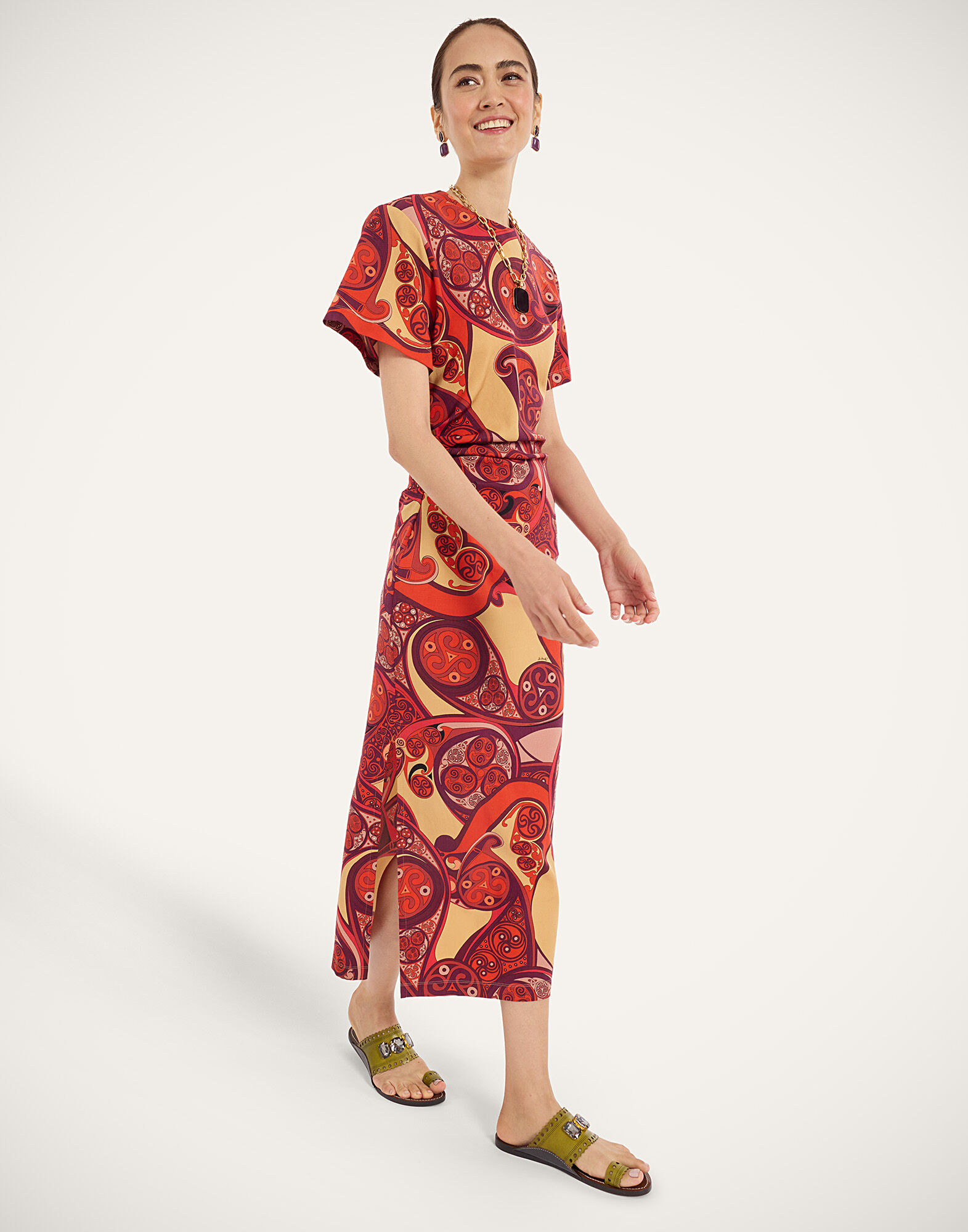 La DoubleJ Lela Dress Alchemy Red DRE0843WOL037ALC01RE01
