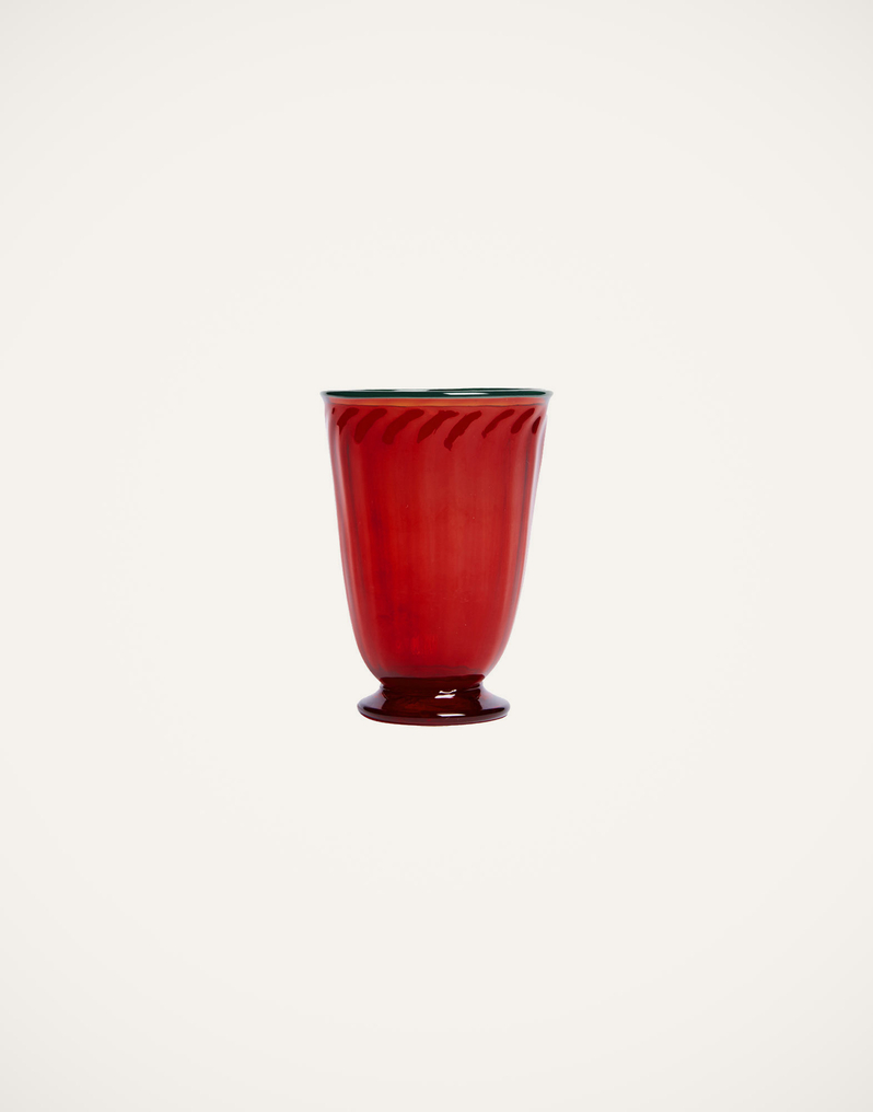 La DoubleJ Rainbow Glasses Set Of 2 La DoubleJ Rainbow Glasses Set Of 2 Red GLA0014MUR001RED0001