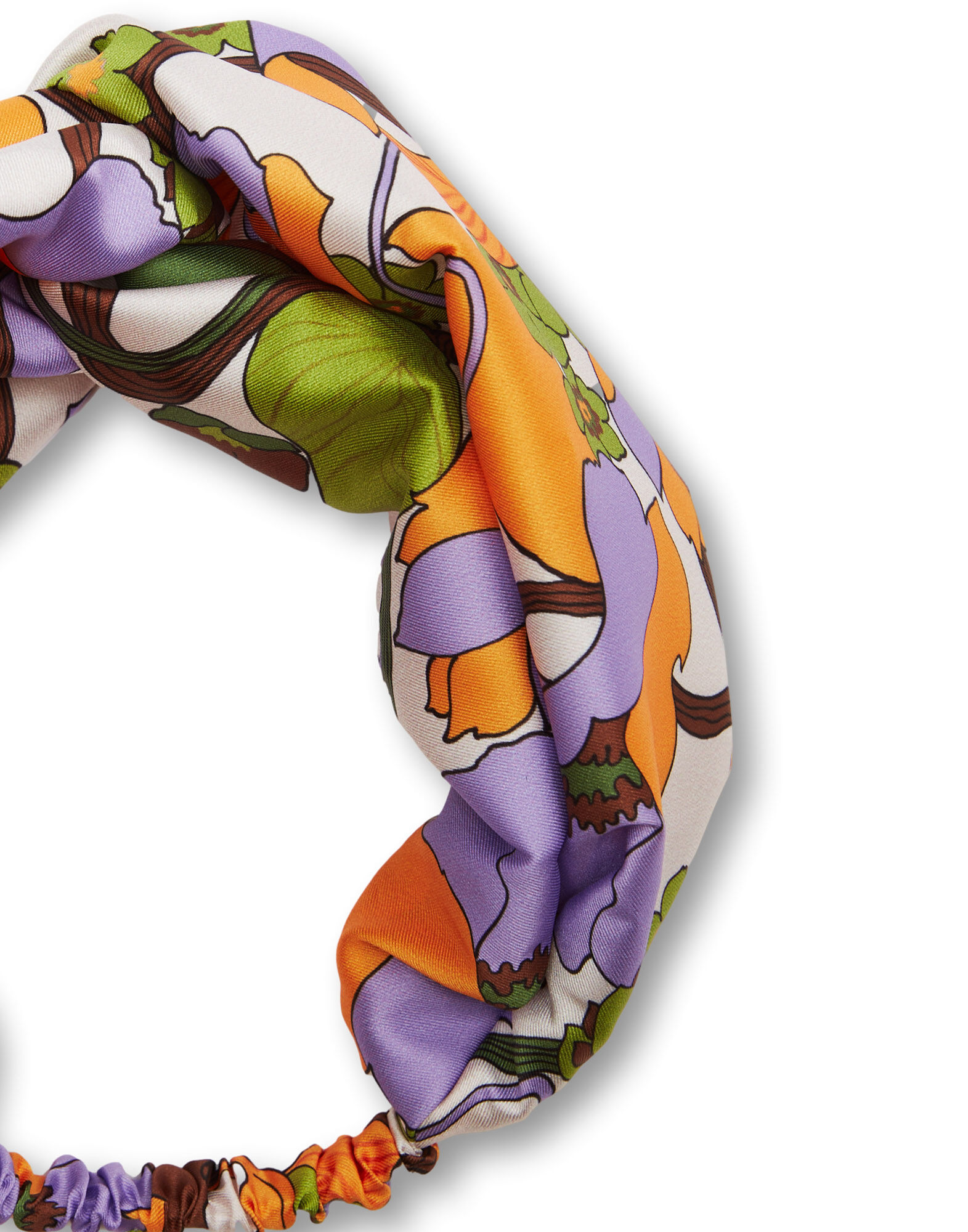 La DoubleJ Pinup Headband Vines Bianco HEB0001FOD001VIN02WH01