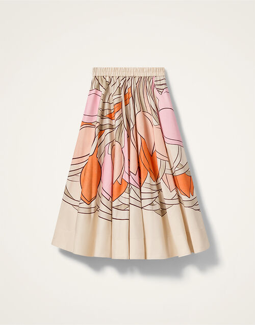 La DoubleJ Ballerina Skirt Tulip Plac&eacute;e Pale Pink SKI0199COT094TUL07PI02