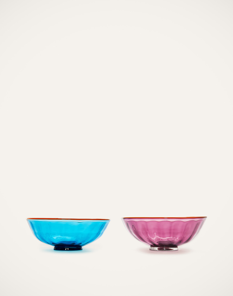 La DoubleJ Luxury Nut Bowl Set of 2 La DoubleJ Luxury Nut Bowl Set of 2 Turchese/Viola GLA0010MUR001ASS0002