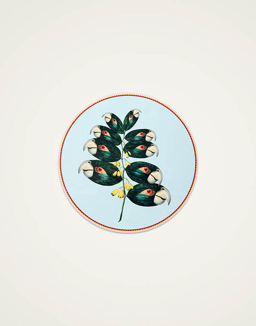 La DoubleJ Disk Placemat La DoubleJ Disk Placemat Parrotstem Light Blue PMT0016CRK001PAS02BU01