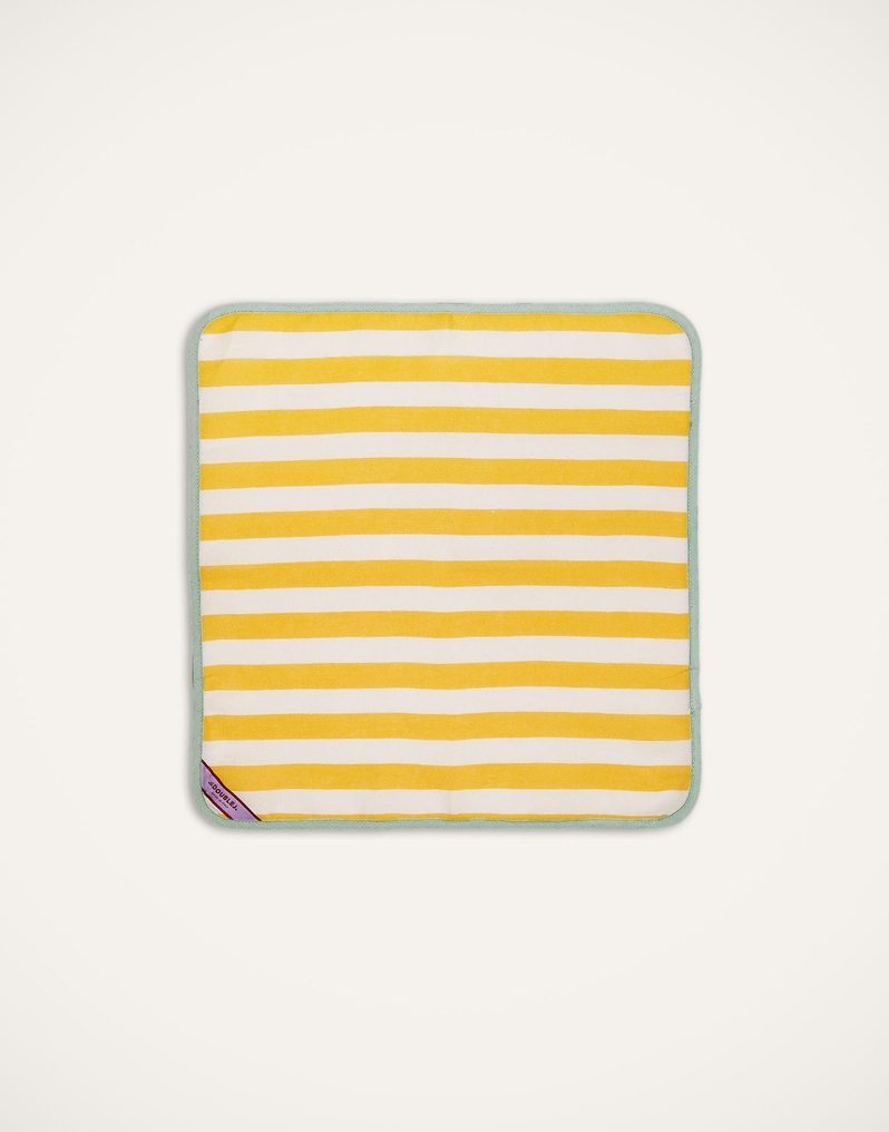 La DoubleJ Large Napkins Set Of 2 La DoubleJ Large Napkins Set Of 2 Riviera Giallo NAP0010LIN001RIV0003