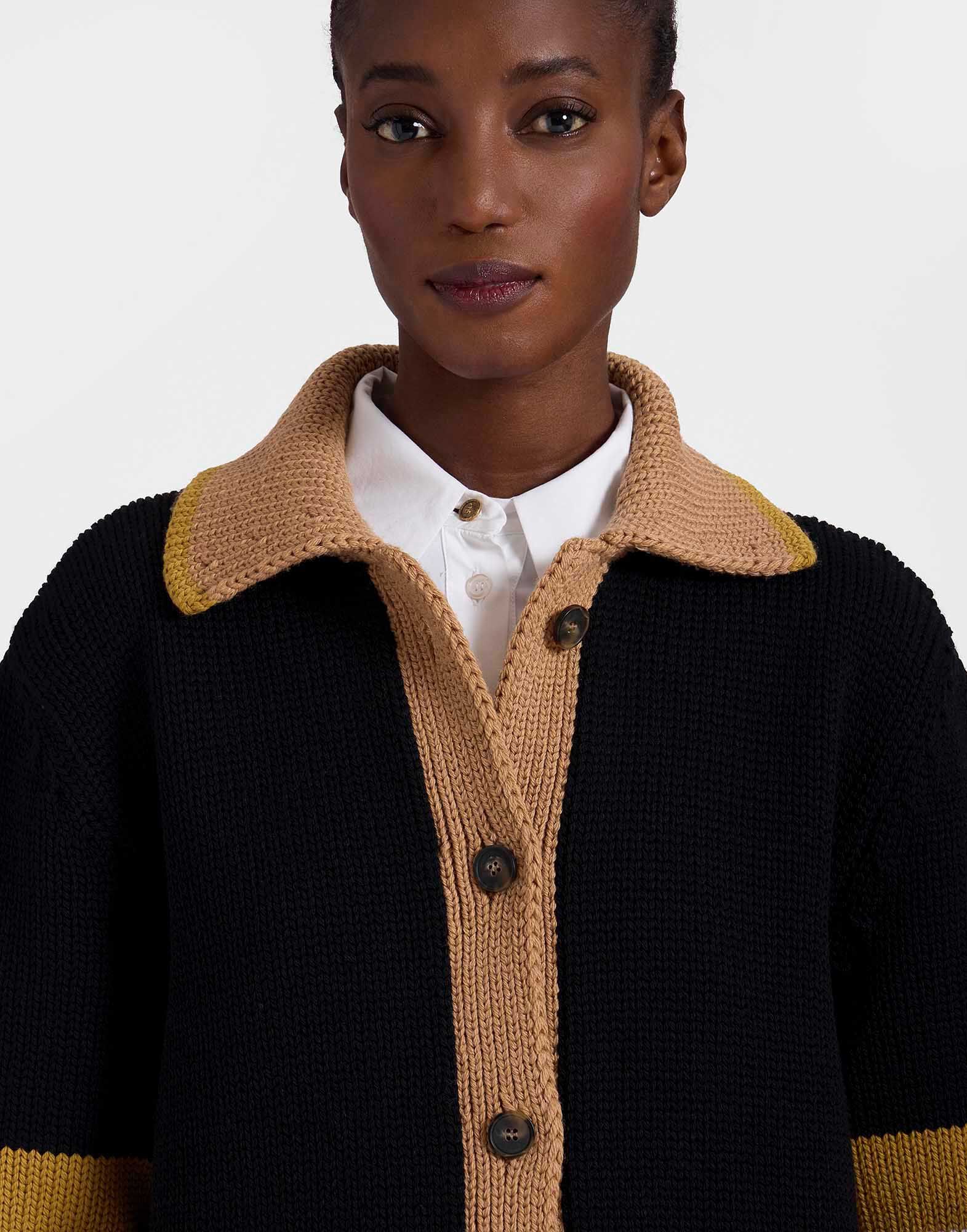 Solid black cardigan new arrivals
