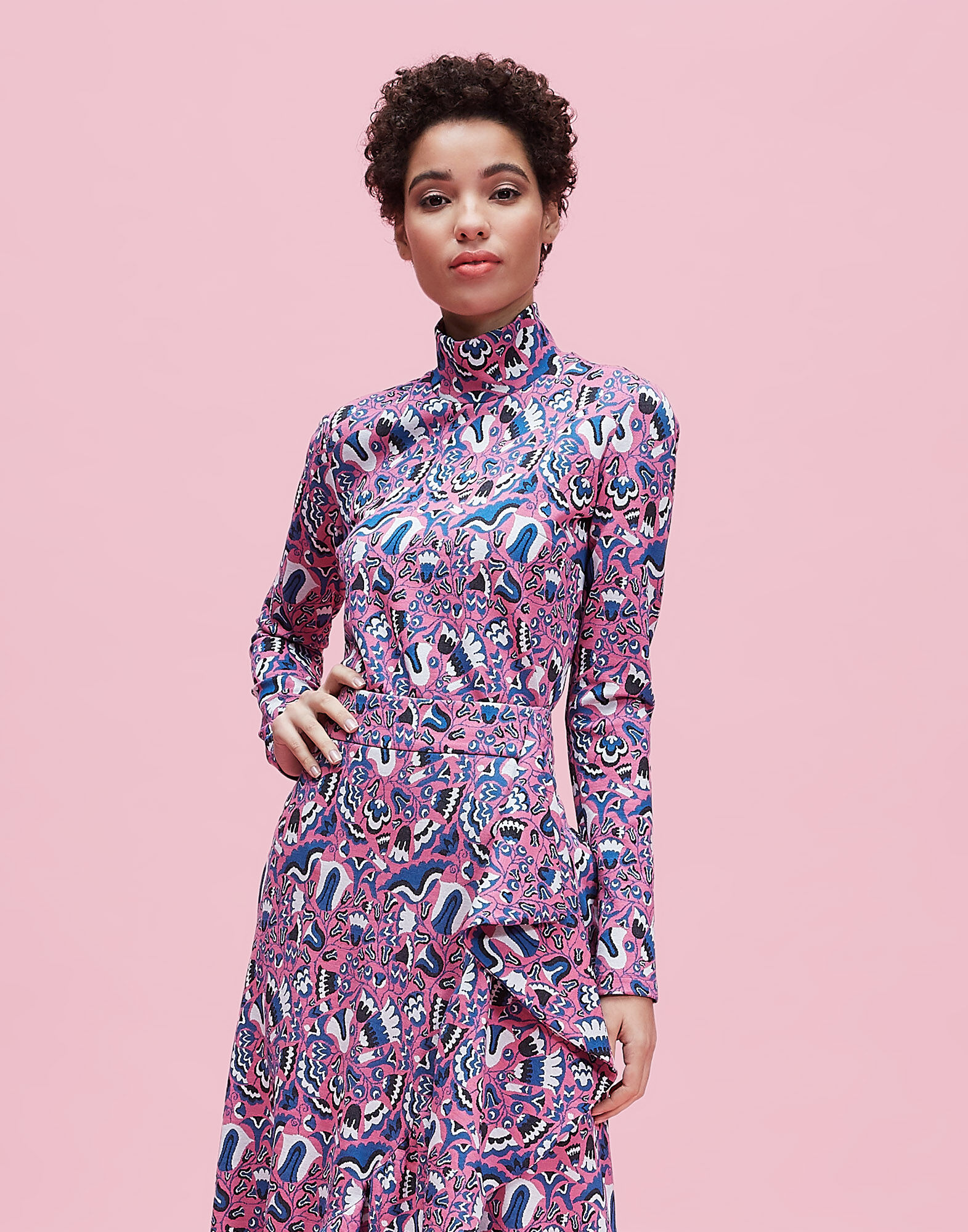 LaDoubleJ Turtleneck Tulipani Rosa SHI0030JAC018TUL0006