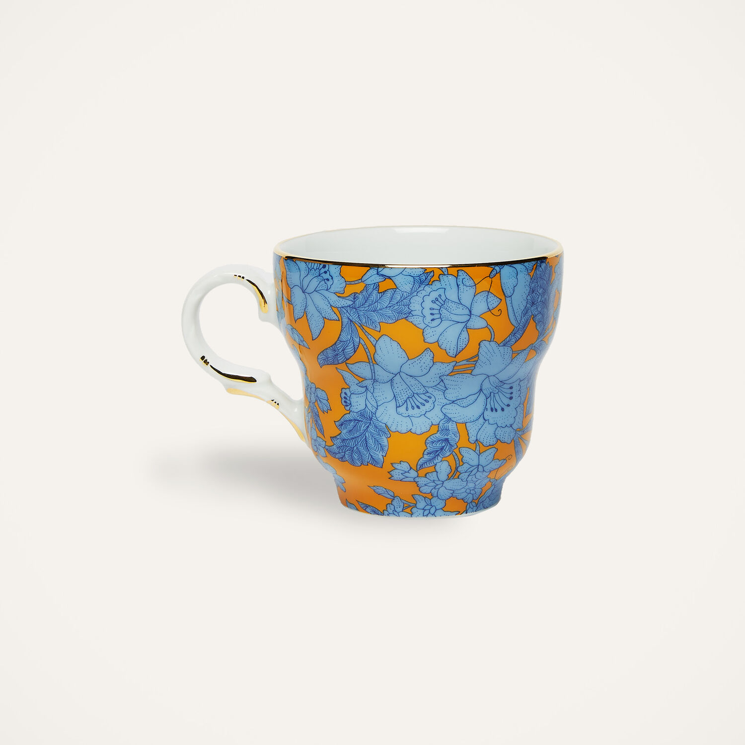 Shop La Doublej Big Mama Cup And Saucer In Lilium Zafferano