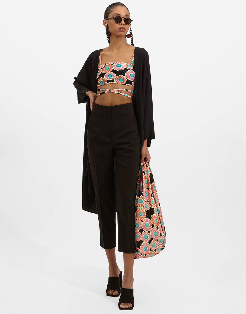 La DoubleJ 3-Way Bandeau Top La DoubleJ 3-Way Bandeau Top Crazy Daisy Black SWI0021LYC001DAY0002