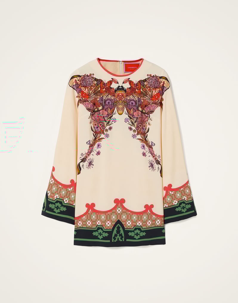 La DoubleJ Mini Supremes Swing Dress La DoubleJ Mini Supremes Swing Dress Mariposa Placée Ivory DRE0619VIS011MAR07WH04