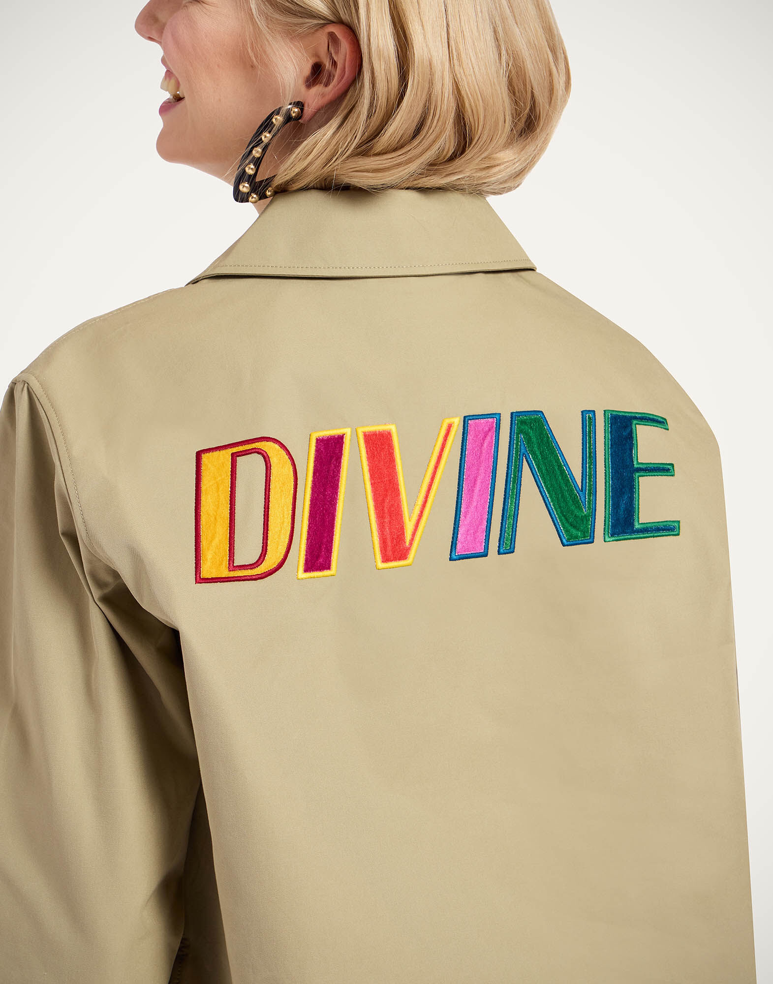 La DoubleJ Divine Jacket Solid Salvia JAC0142COT067SOLIDGR06