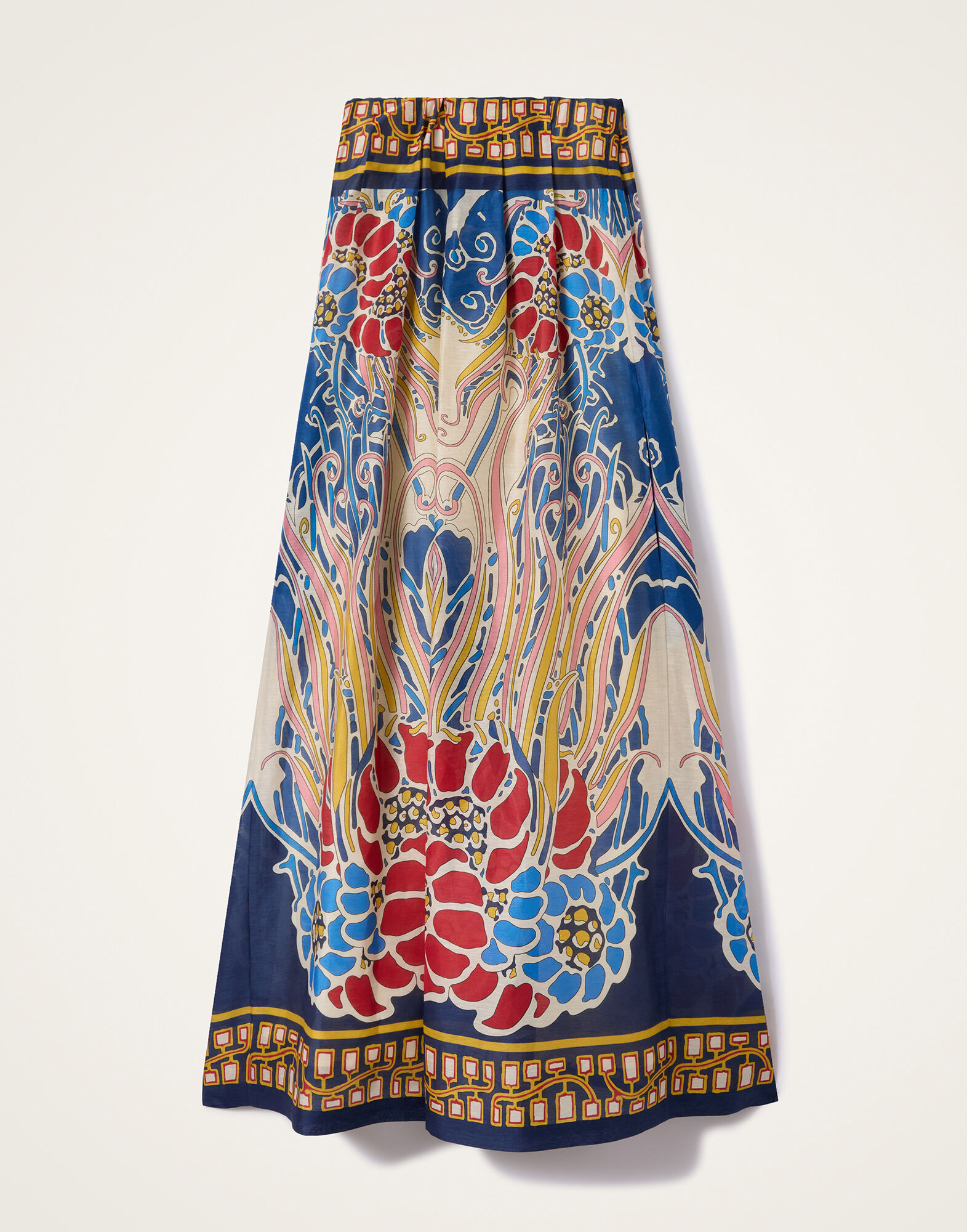 La DoubleJ Filter Dress Lemuria Plac&eacute;e Blue DRE0902LIN010LEM02BU03
