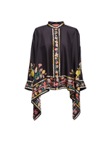 La DoubleJ Foulard Shirt &#40;Placed&#41;  SHI0059SIL006BRN02BL01