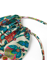 LaDoubleJ Silk Sack Bag LaDoubleJ Silk Sack Bag Tree Of Life Bianco BAG0023SIL001TFL0001