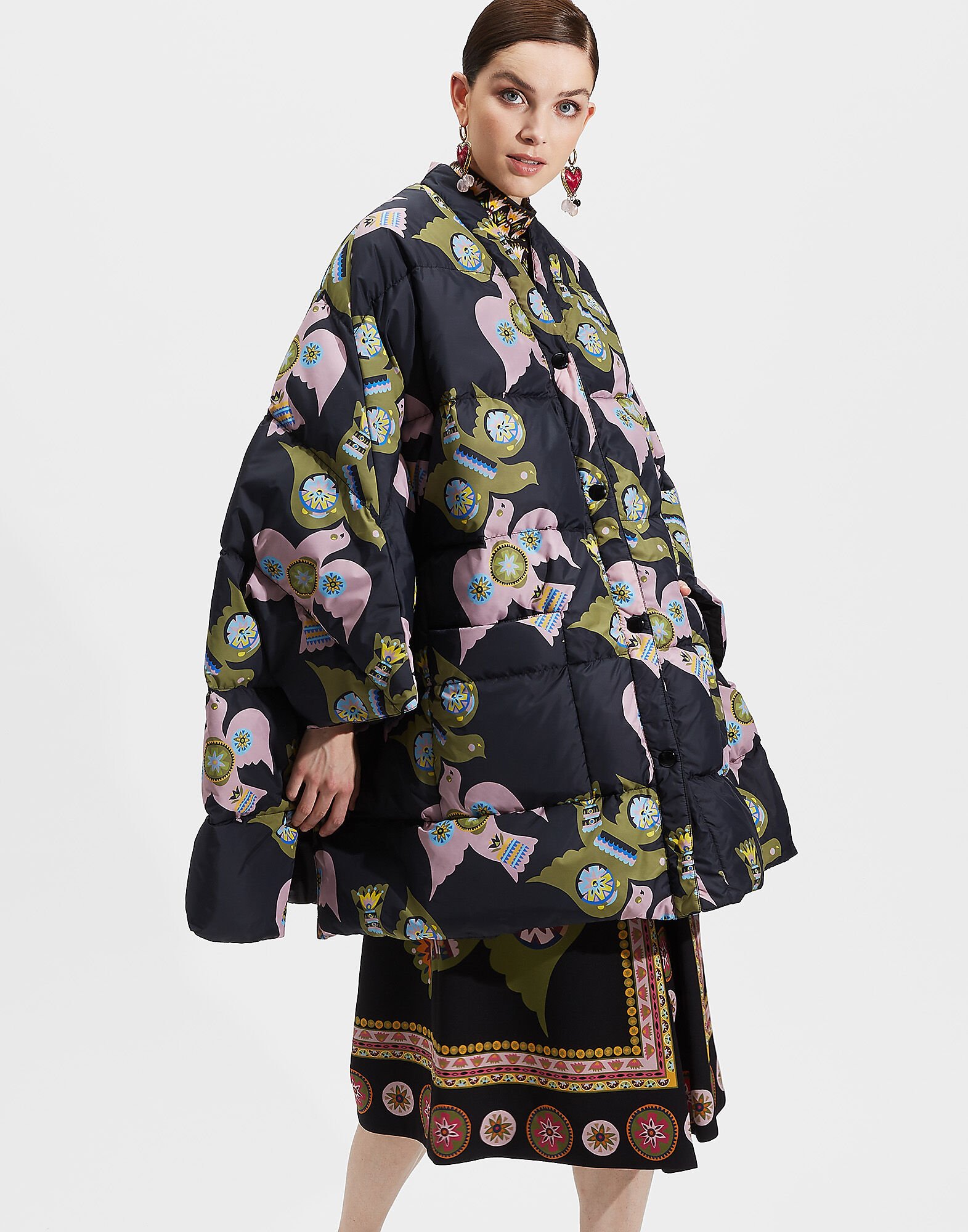 LaDoubleJ Reversible Puffy Poncho LoveDove DOW0005NYL003LOV0001