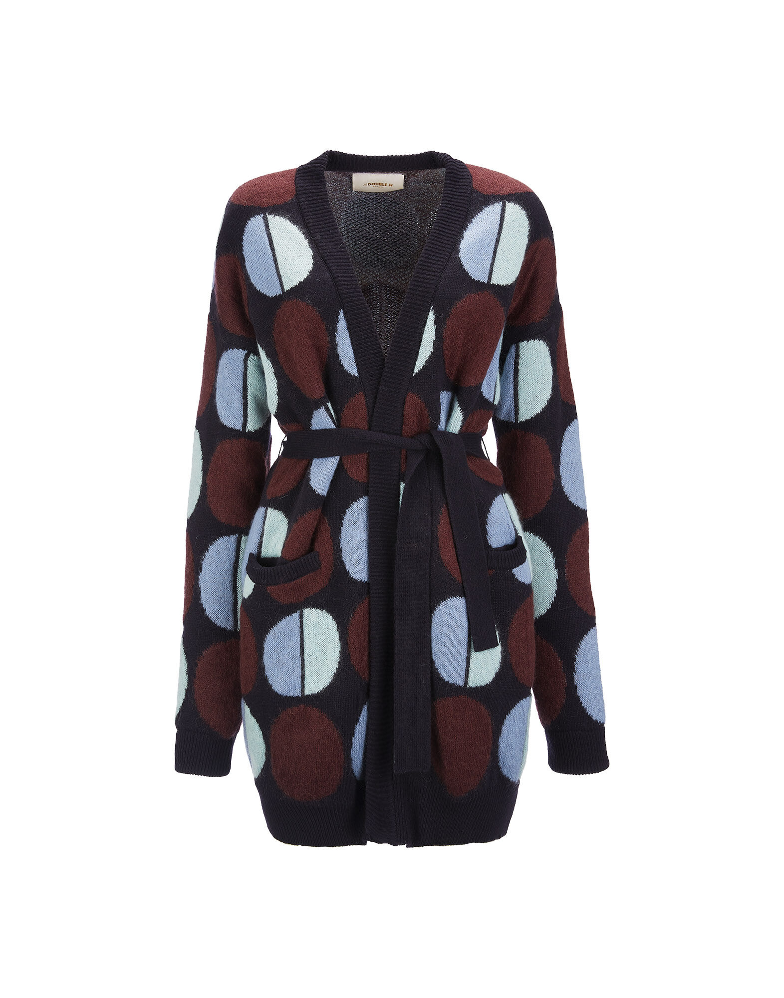 LaDoubleJ Bowling Cardigan Sfere Blu PUL0030KNI031SFE0006