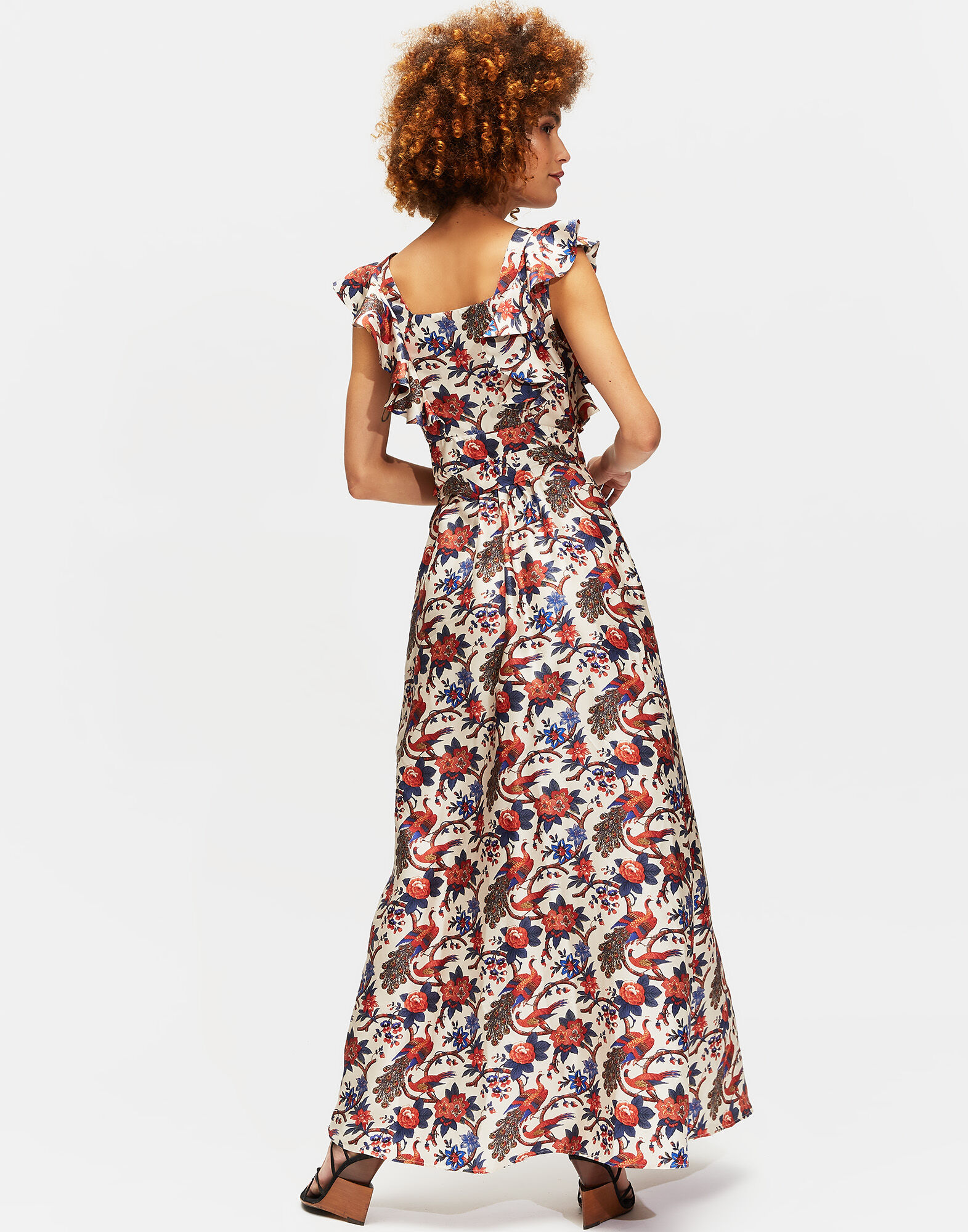 LaDoubleJ Wedding Guest Dress Pavone DRE0035SIL001PAV0002