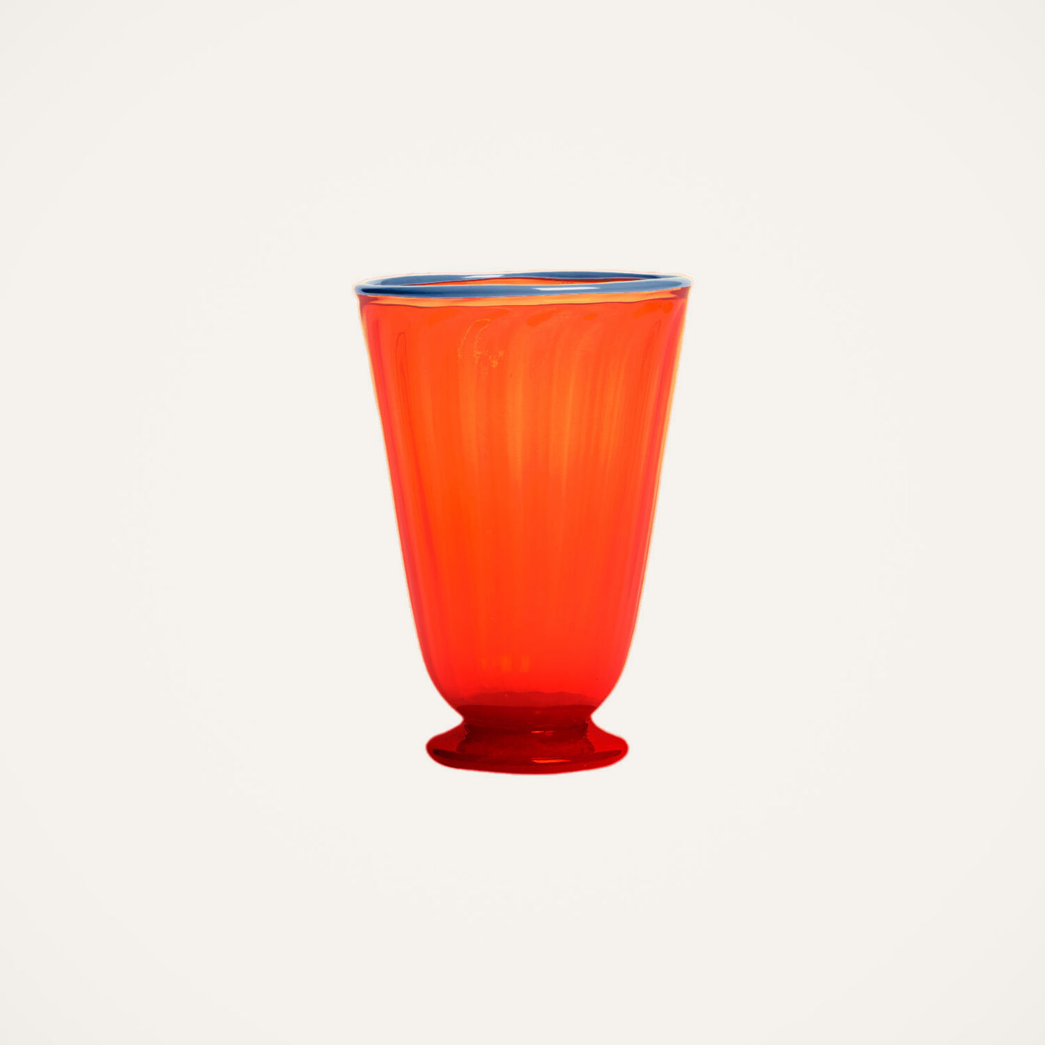 La Doublej Rainbow Glasses Set Of 2 In Orange