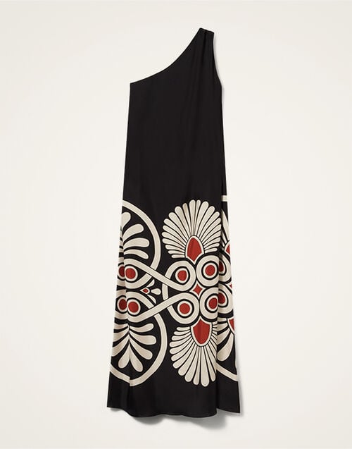 La DoubleJ Roy Dress Medallion Plac&eacute;e Black DRE0304SIL006MED01BL01