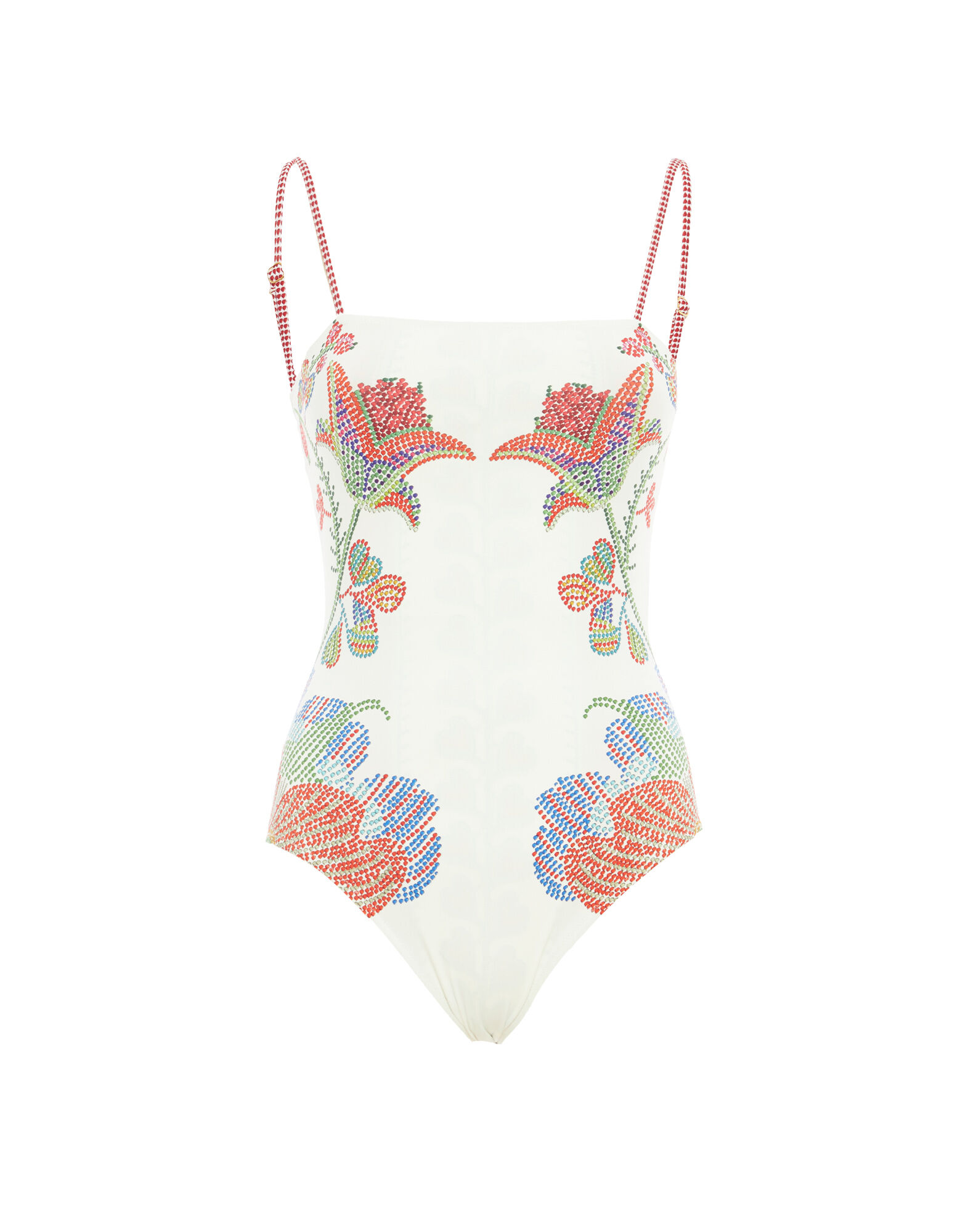 La DoubleJ Elle Swimsuit Grenadilla Plac&eacute;e Off White SWI0055LYC006GRN01WH05