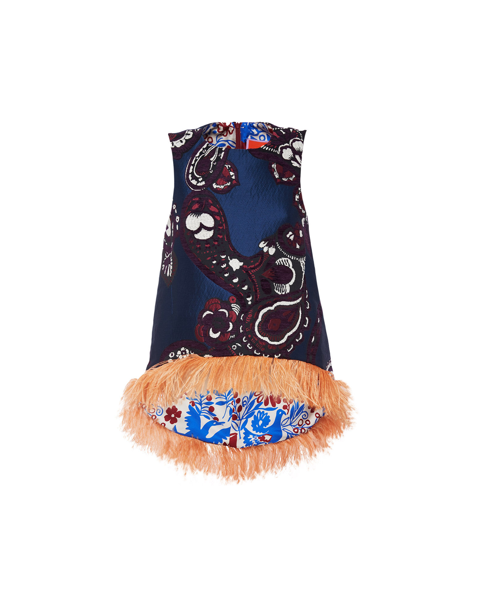 La DoubleJ La Scala Top (With Feathers) Paisley Blu TOP0013JAC035PAI0002