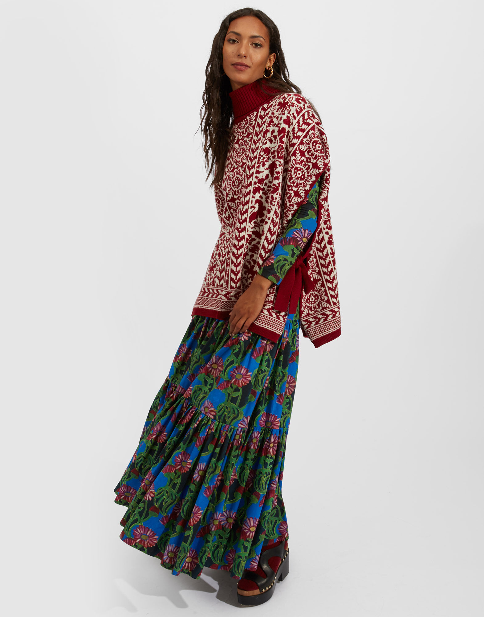 Big Skirt in Gerber for Women | La DoubleJ