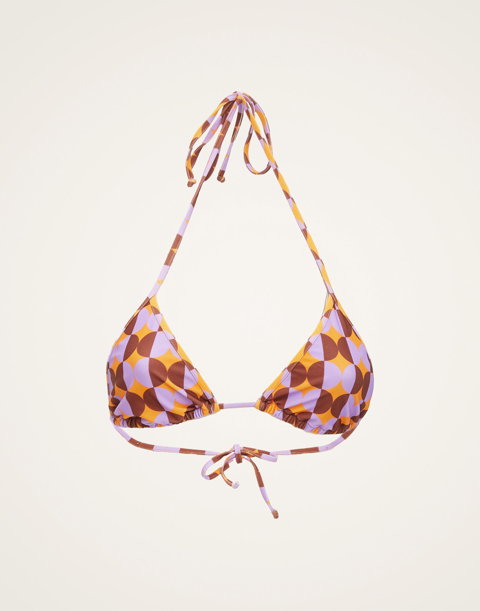 La DoubleJ Triangle Bikini Top Mezzaluna Orange SWI0003LYC001MEZ0003
