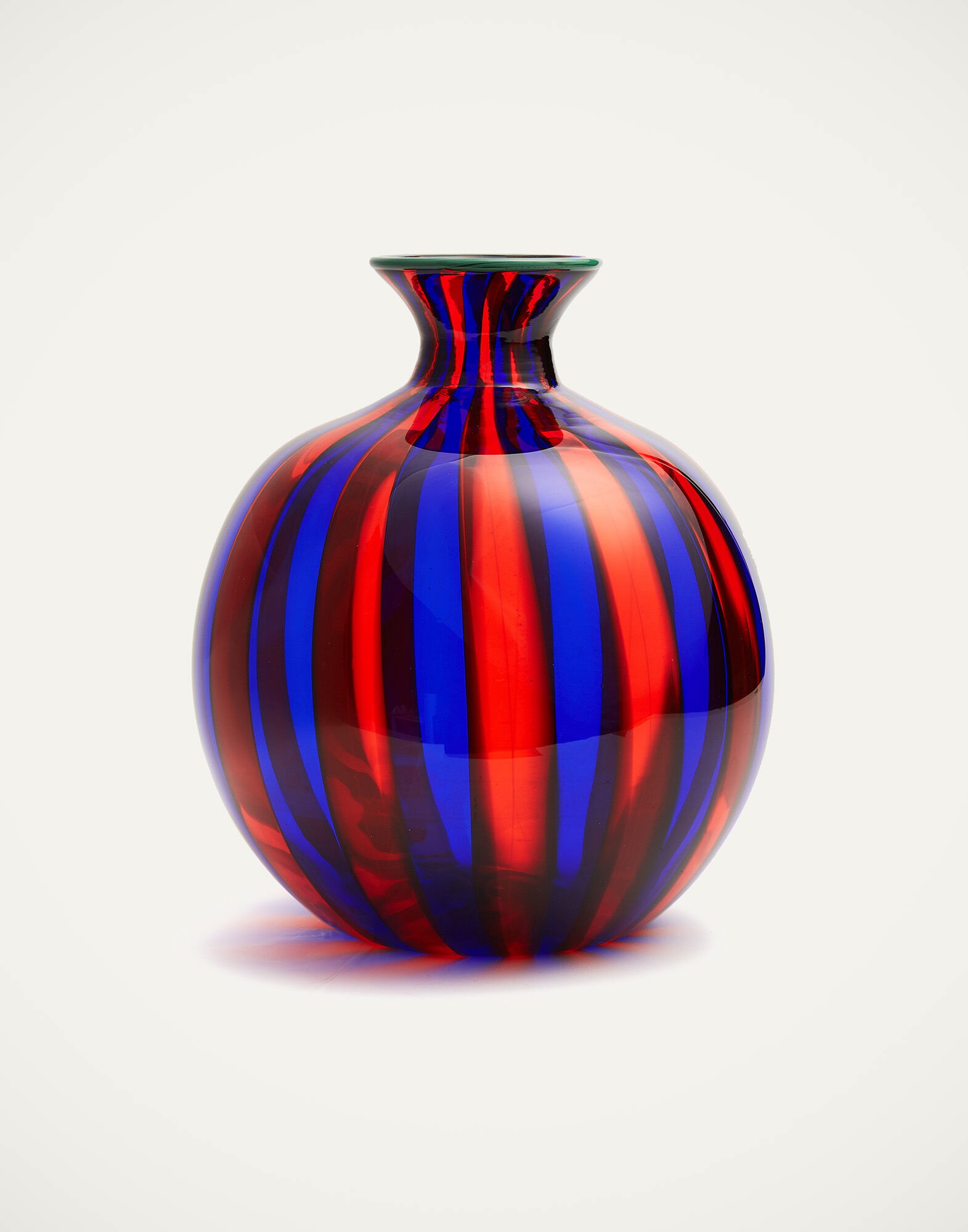 La DoubleJ Ciccio Vase (Smooth) Blu/Rosso VAS0009MUR001MUL0038