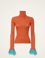 La DoubleJ High Kick Top La DoubleJ High Kick Top Orange PUL0167KNI100VA220OR02