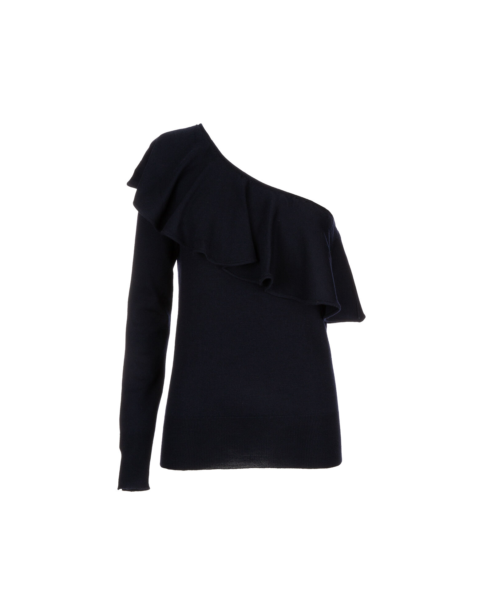 LaDoubleJ Supreme Top Tinta Unita Blu Navy PUL0014KNI008BLU0003