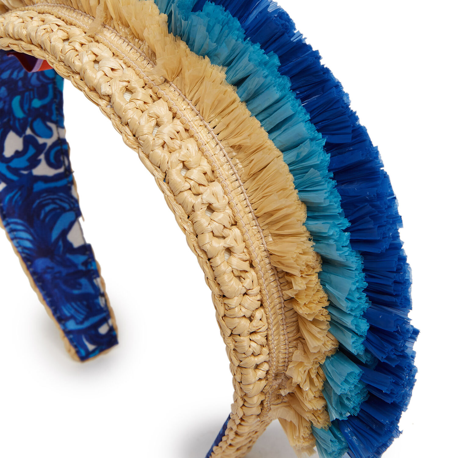 La Doublej Halo Headband In Solid Light Beige