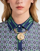 La DoubleJ Boy Shirt La DoubleJ Boy Shirt Mariposa Placée Green SHI0040SIL006MAR07GR02