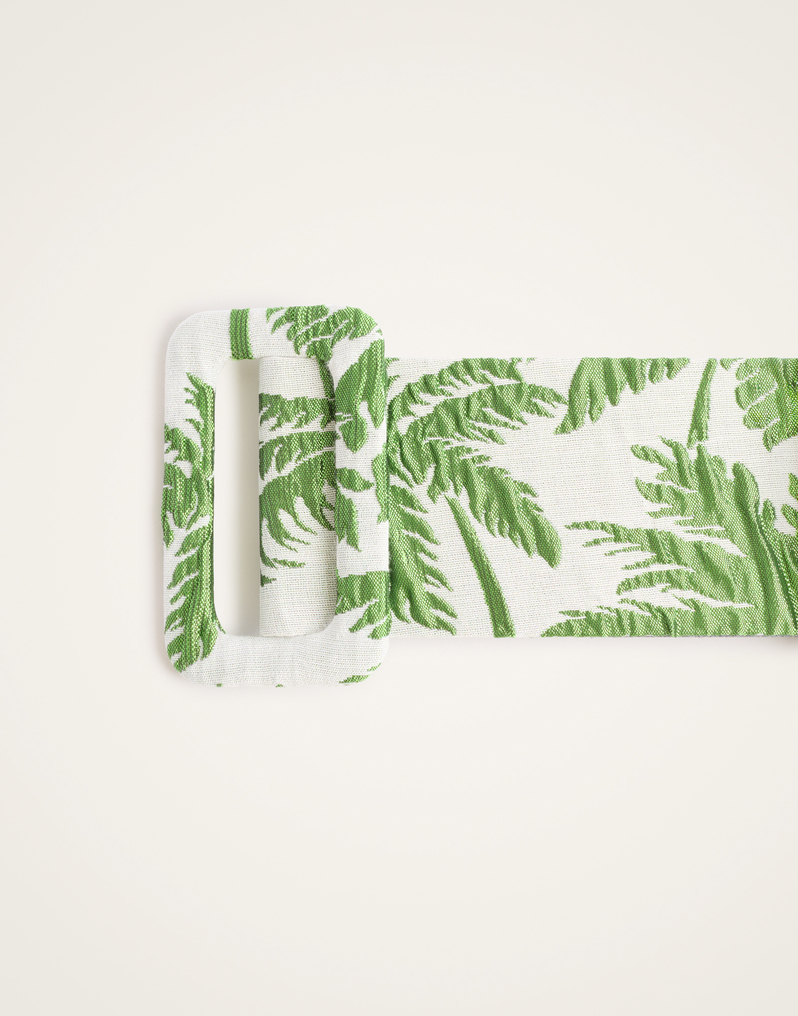 La DoubleJ Medium Belt La DoubleJ Medium Belt Tropicana White BEL0007JCQ112TRC03WH01