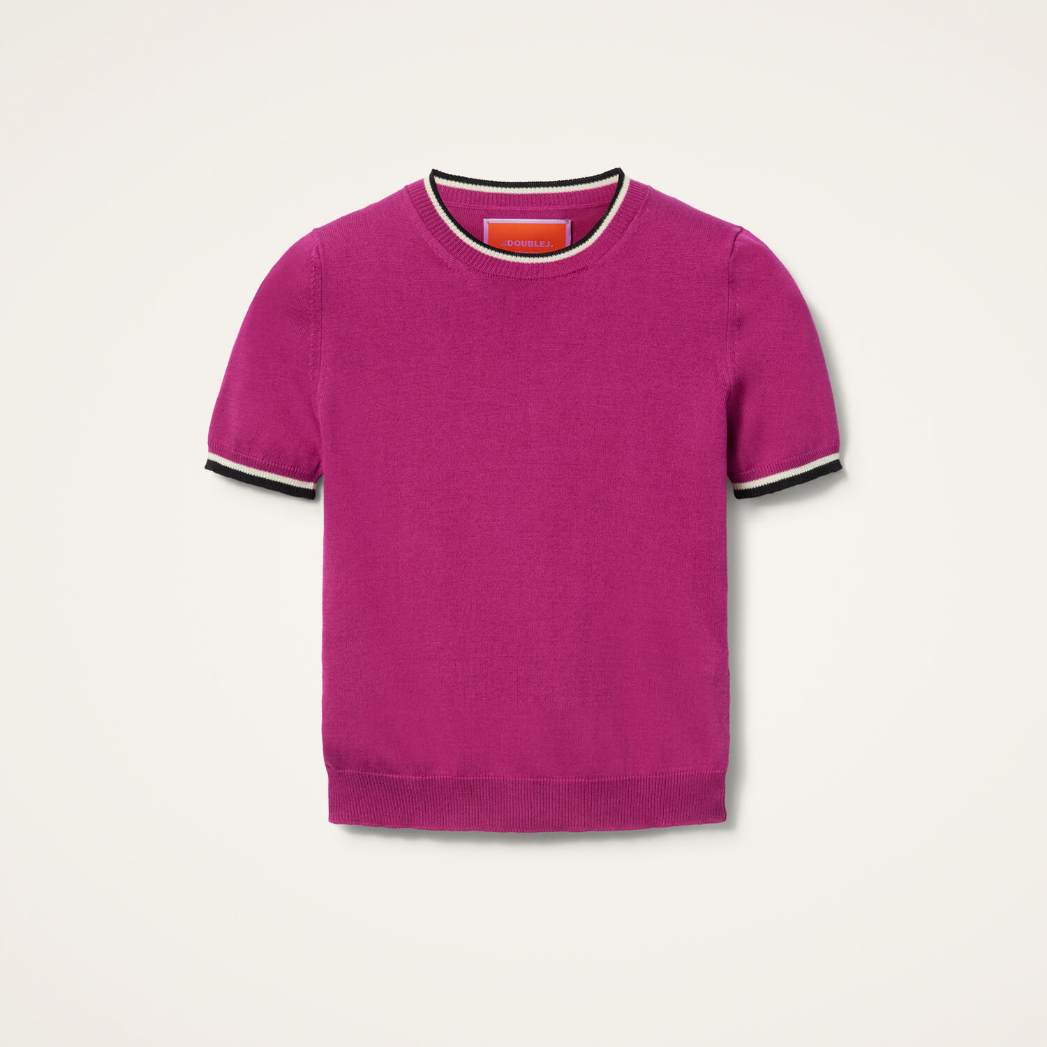 La Doublej Busy-bee Tee In Solid Pink