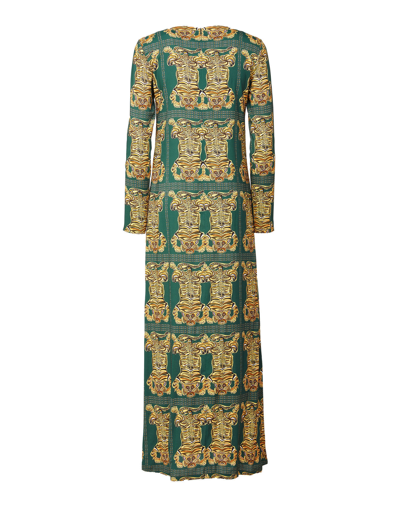 Long Sleeve Swing Dress in Tiger Tiles fur Damen La DoubleJ