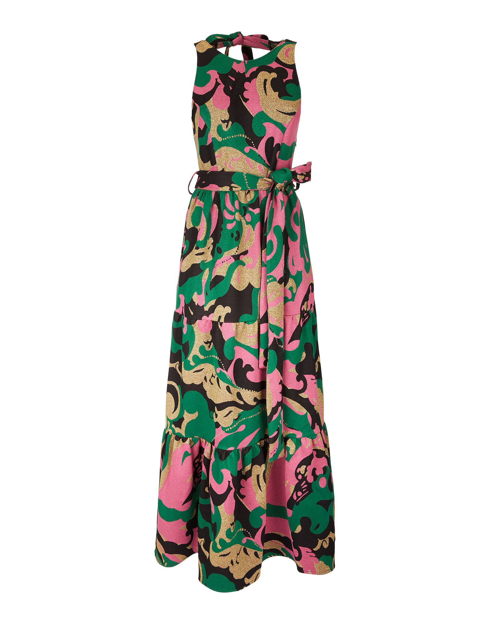 LaDoubleJ Pellicano Americano Dress Meraviglia Verde DRE0056JAC016MER0003