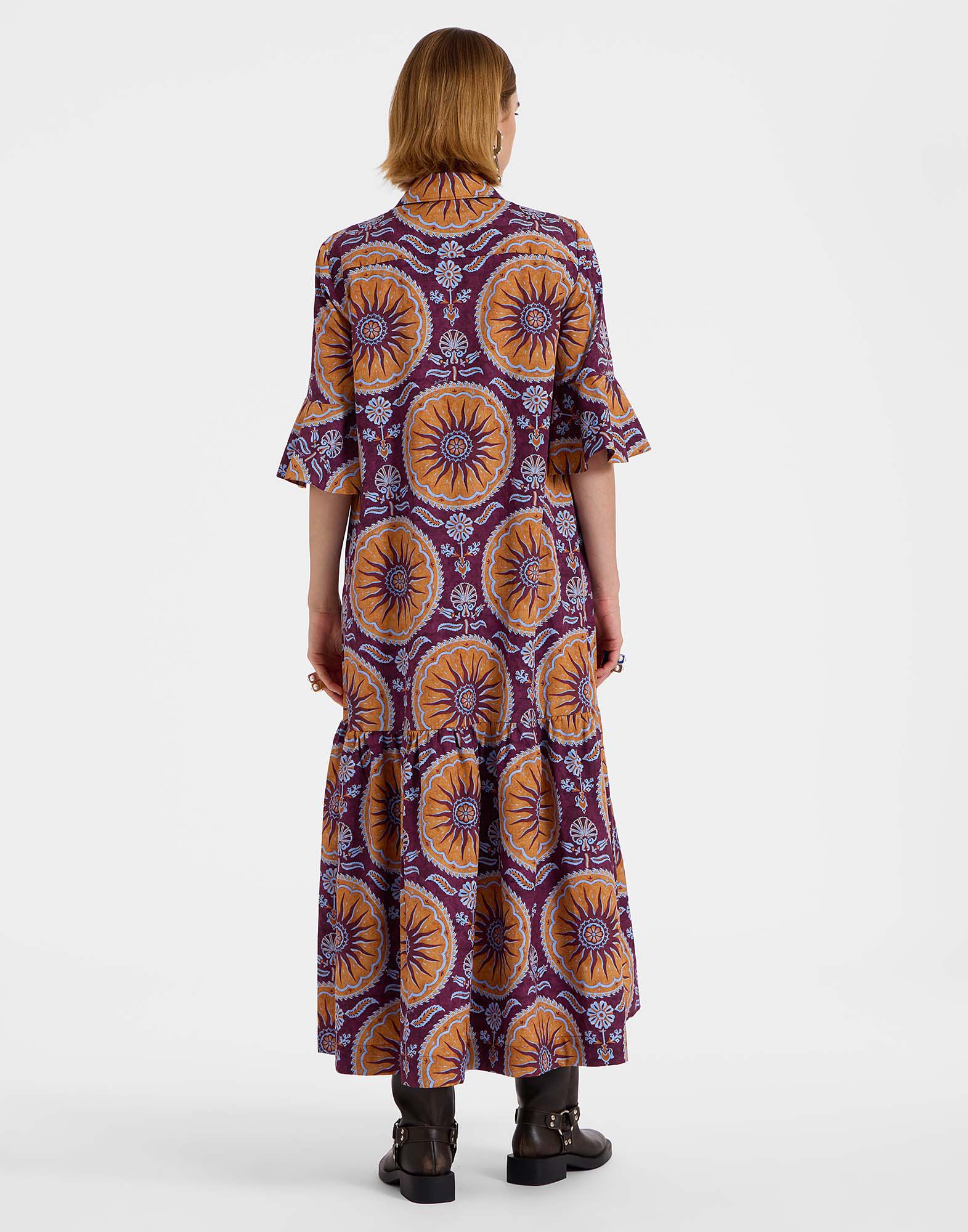 La DoubleJ Artemis Dress Sovereign Purple DRE0176COT039SOV01PU01