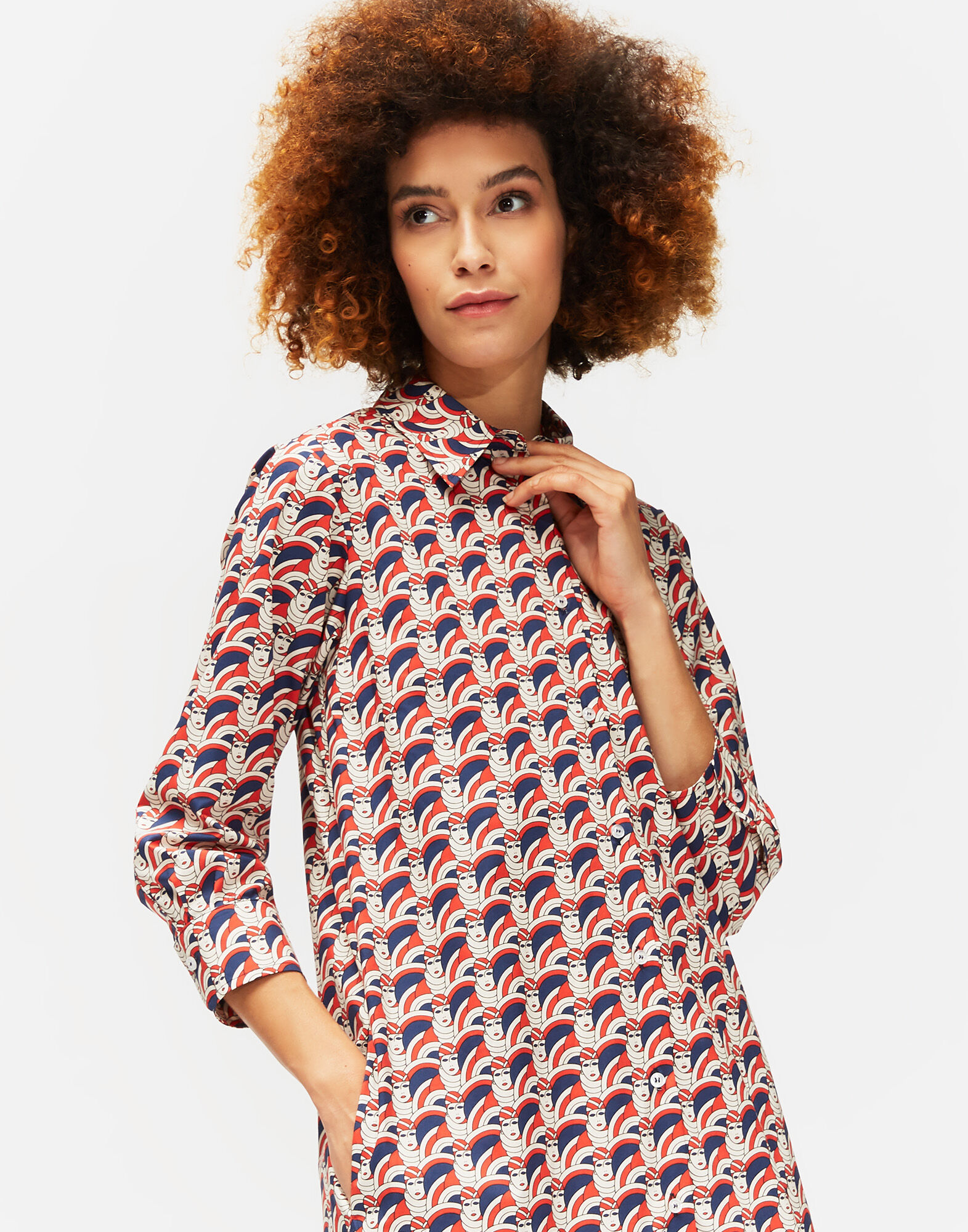 LaDoubleJ Getting my Croissant Dress Faccine DRE0028COT001FAC0001