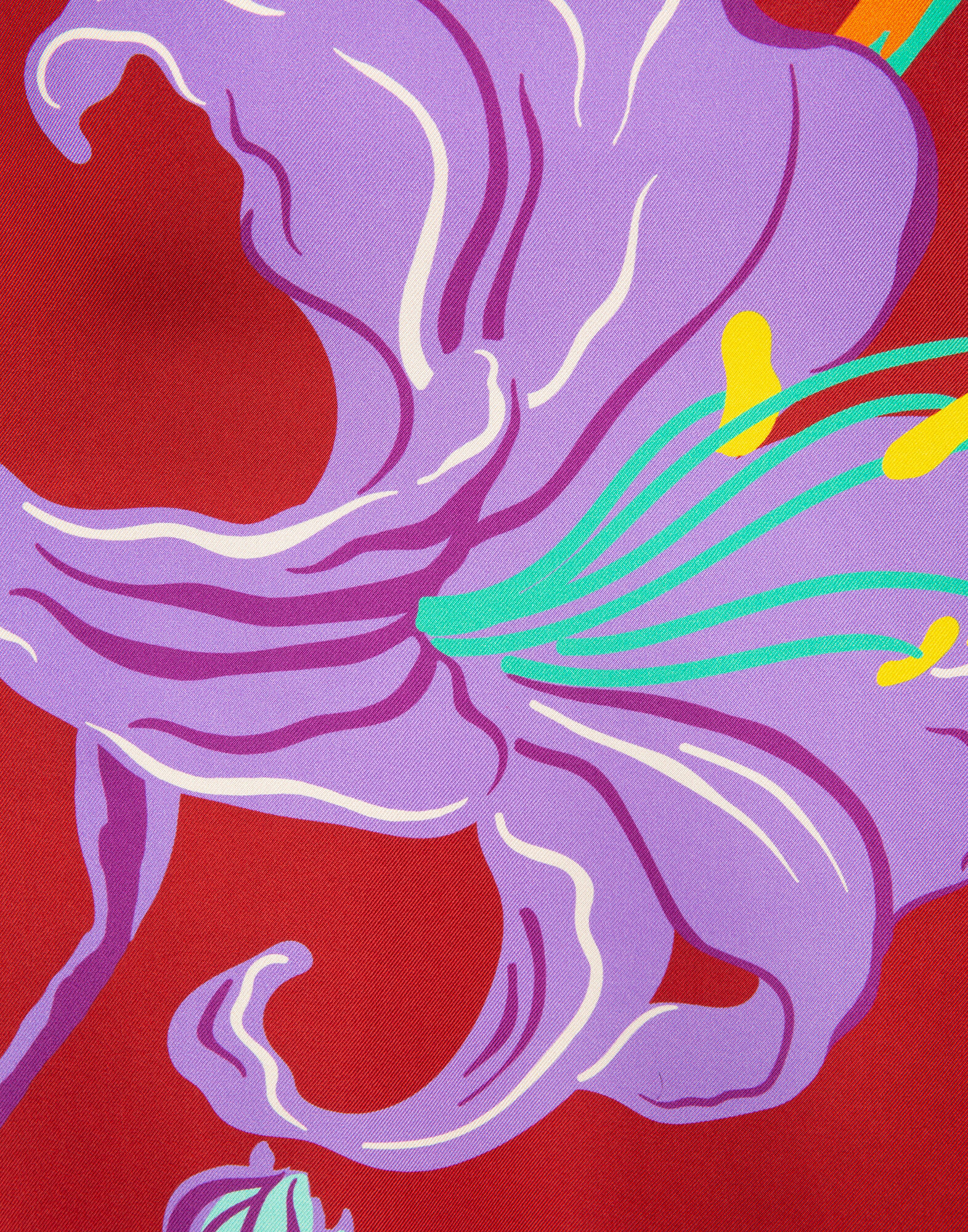 LaDoubleJ Maxi Shirt Dress Maneater Rosso DRE0047SIL001MAN0002