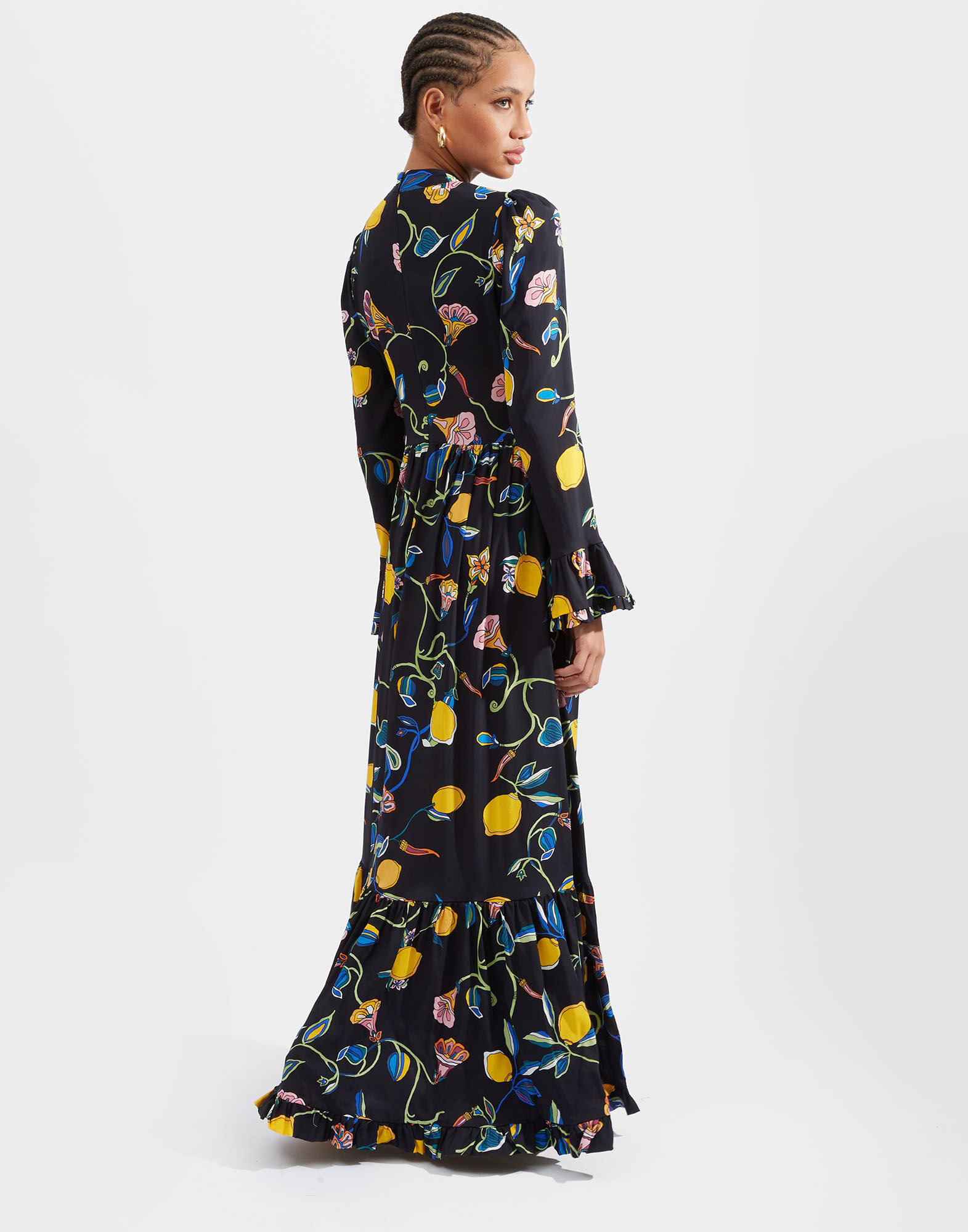 La DoubleJ Visconti Dress Borboni DRE0041VIS001BRN01BL01