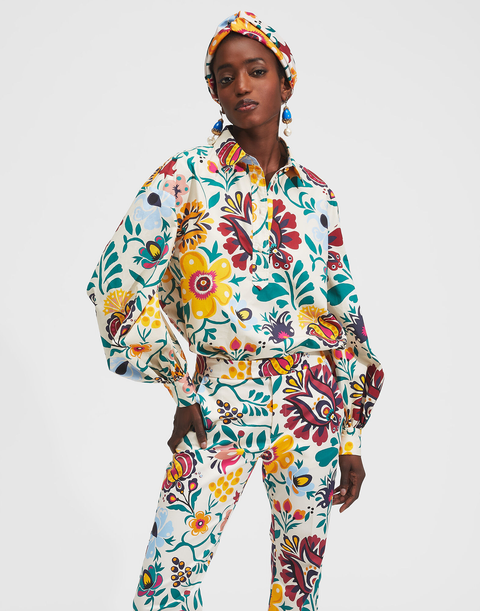 LaDoubleJ Poet Shirt Selva Bianco SHI0055COT001SEL0002