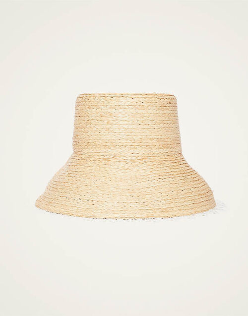 La DoubleJ The Ombra Hat Solid Ivory HAT0027NAS011SOLIDWH04