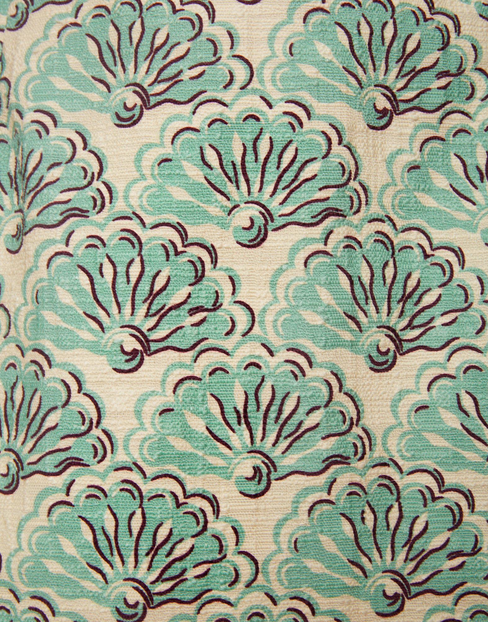 La DoubleJ Baia Mini Skirt Fans Mint SKI0108COT005FAN01GR11