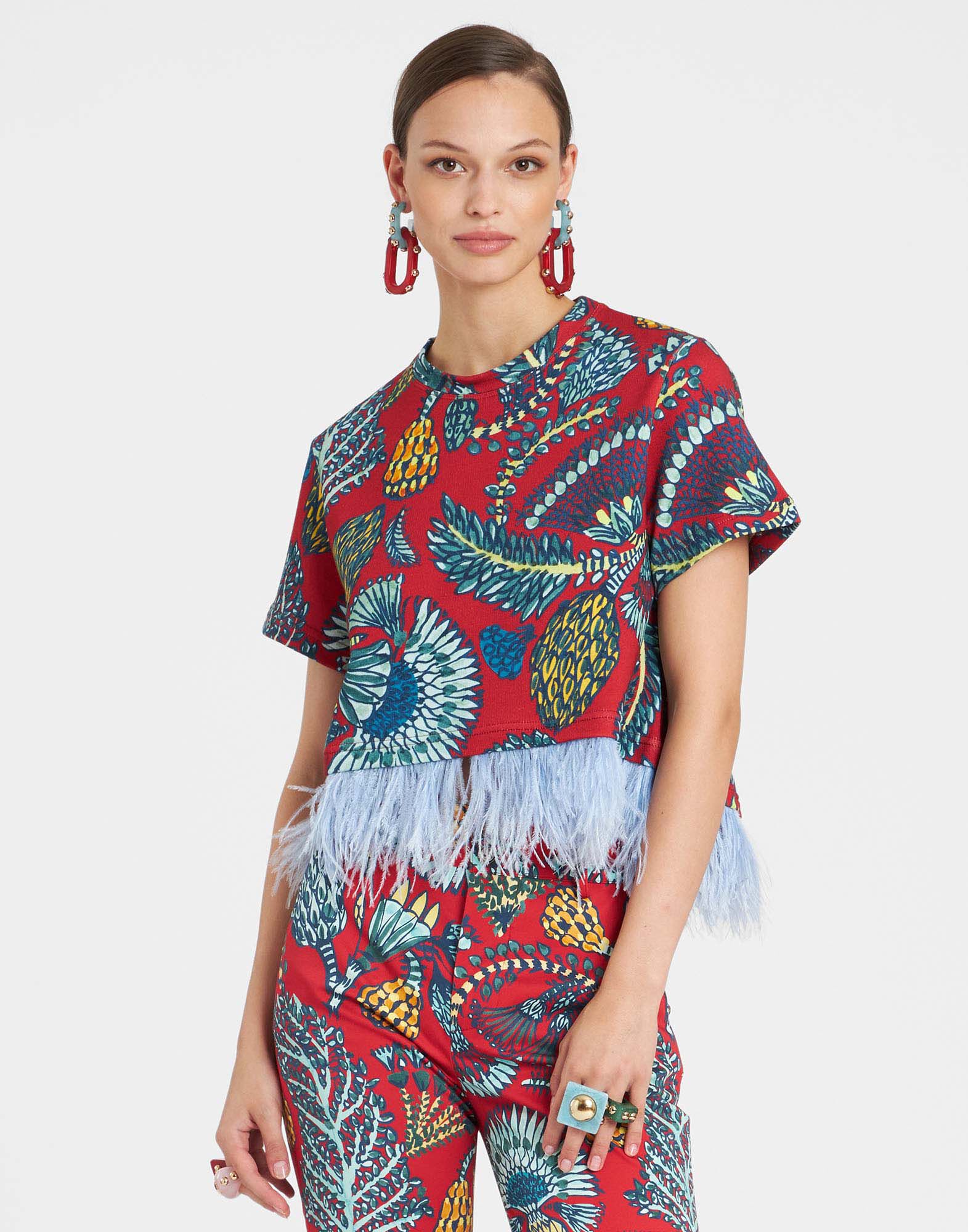 La DoubleJ La Scala Tee Sicomore Red TSH0026JER031SIC01RE01