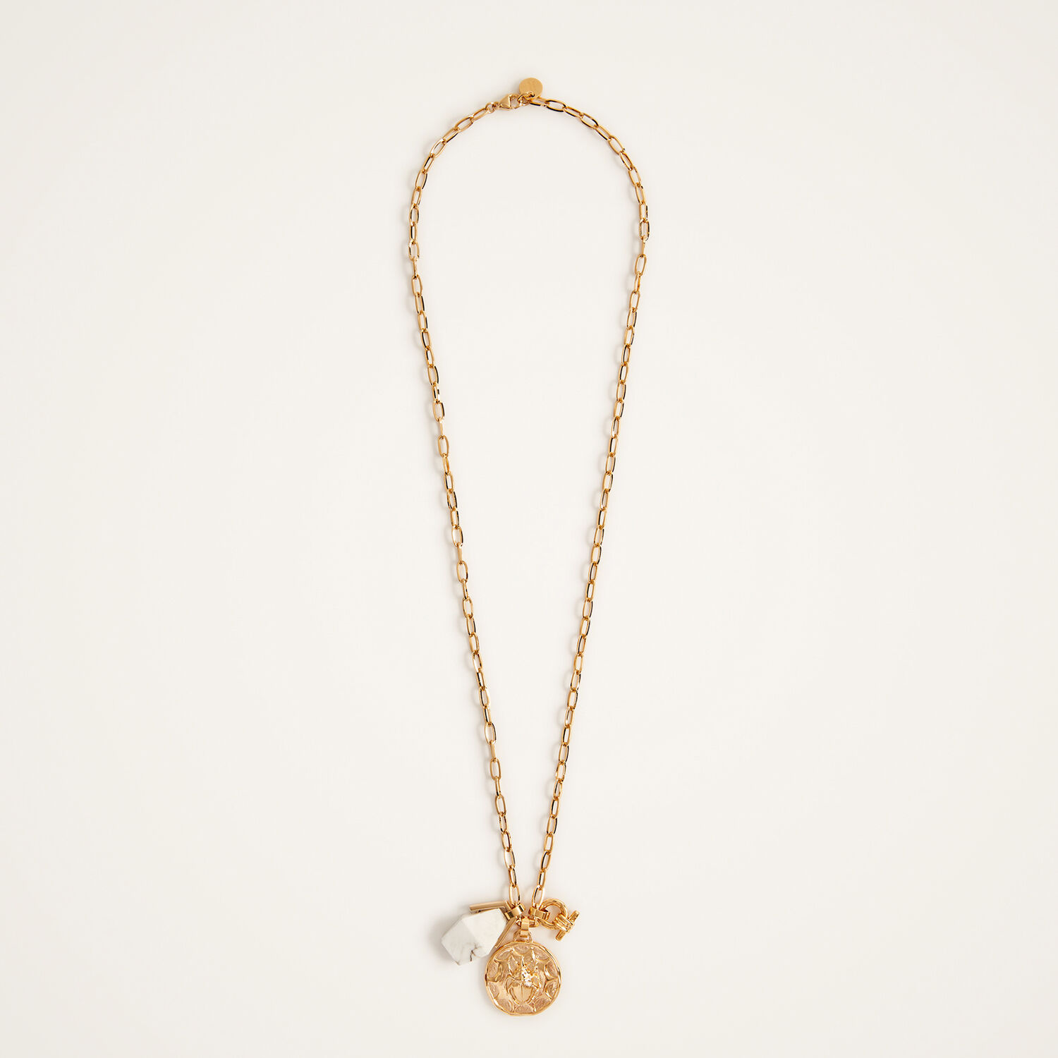  La Doublej Necklaces Women - Transformation Charm Necklace Howlite Gold One Size 50% Copper 35% Brass 15% Resin 