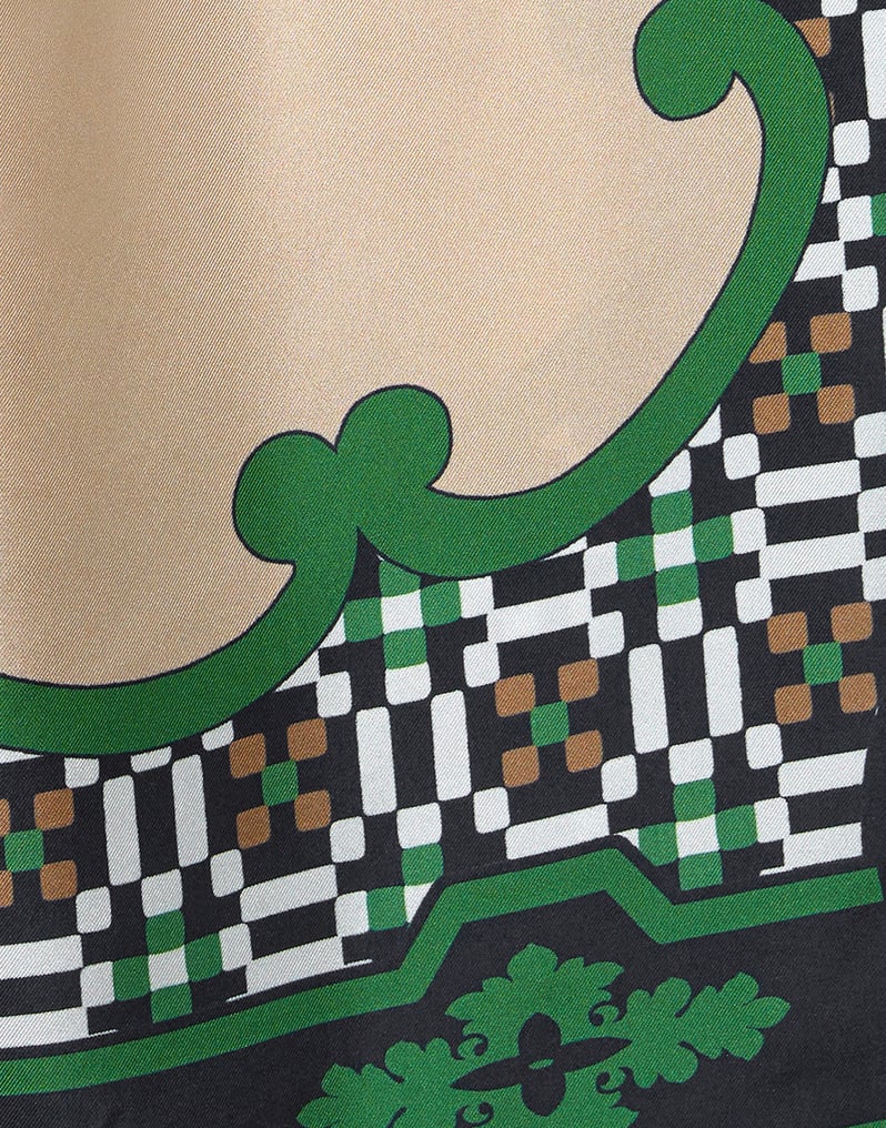 La DoubleJ Palazzo Pants La DoubleJ Palazzo Pants Mariposa Placée Green TRO0026SIL006MAR07GR02