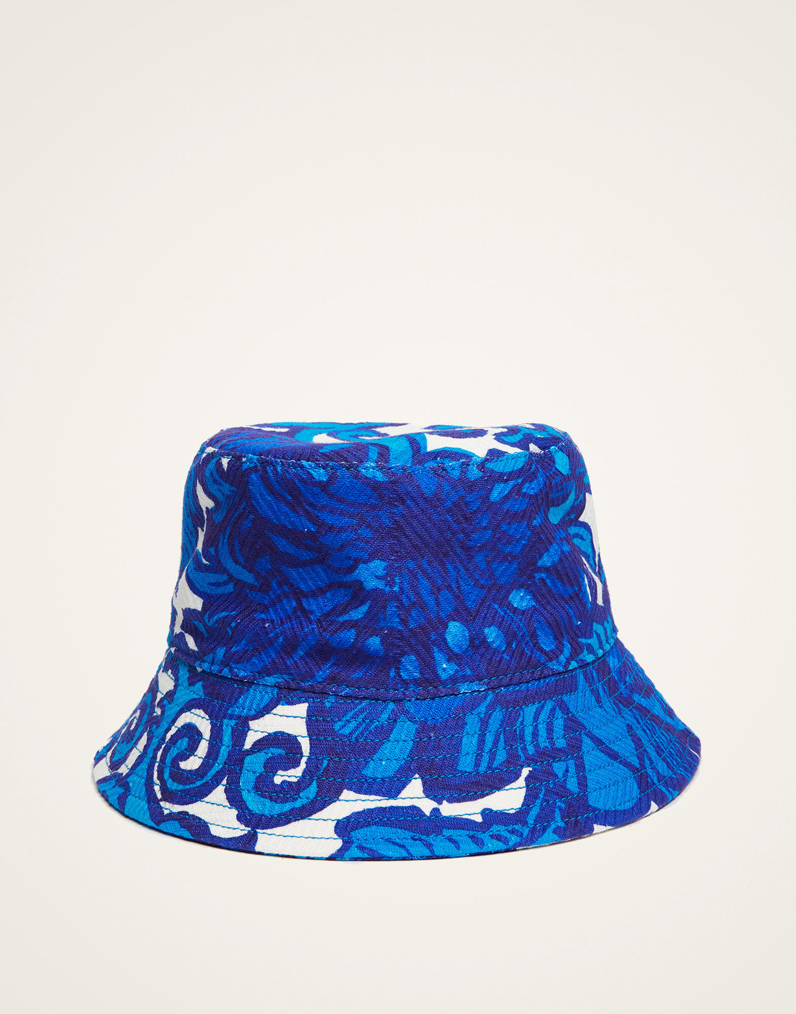 La DoubleJ Bucket Hat Stitched Anemone HAT0013COT040ANE01BU03
