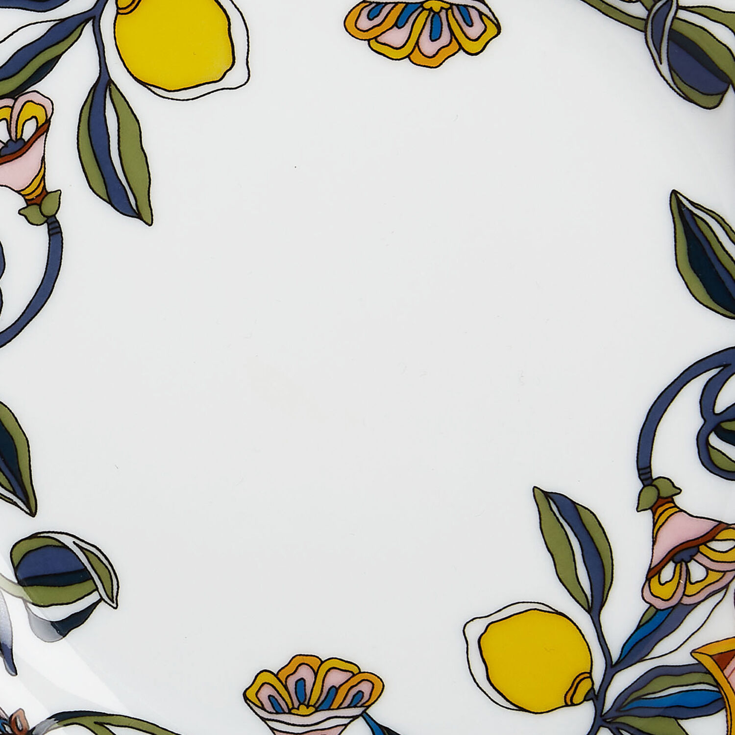  La Doublej Dessert & Side Plates Gend - Dessert Plates Set Of 2 Borboni White One Size 100% Porcellain 